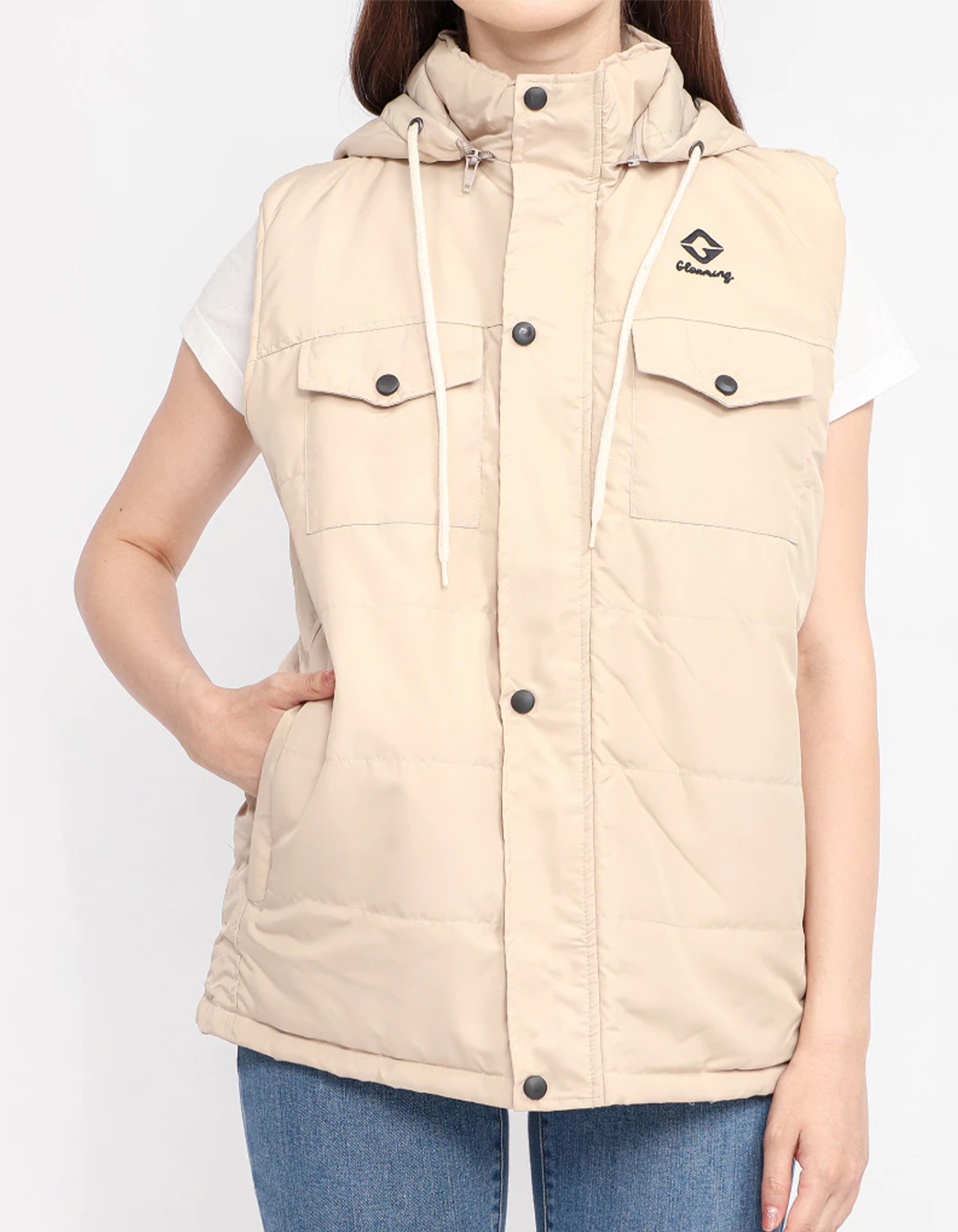 GLOAMING VEST GUNUNG CANDLESS CREAM