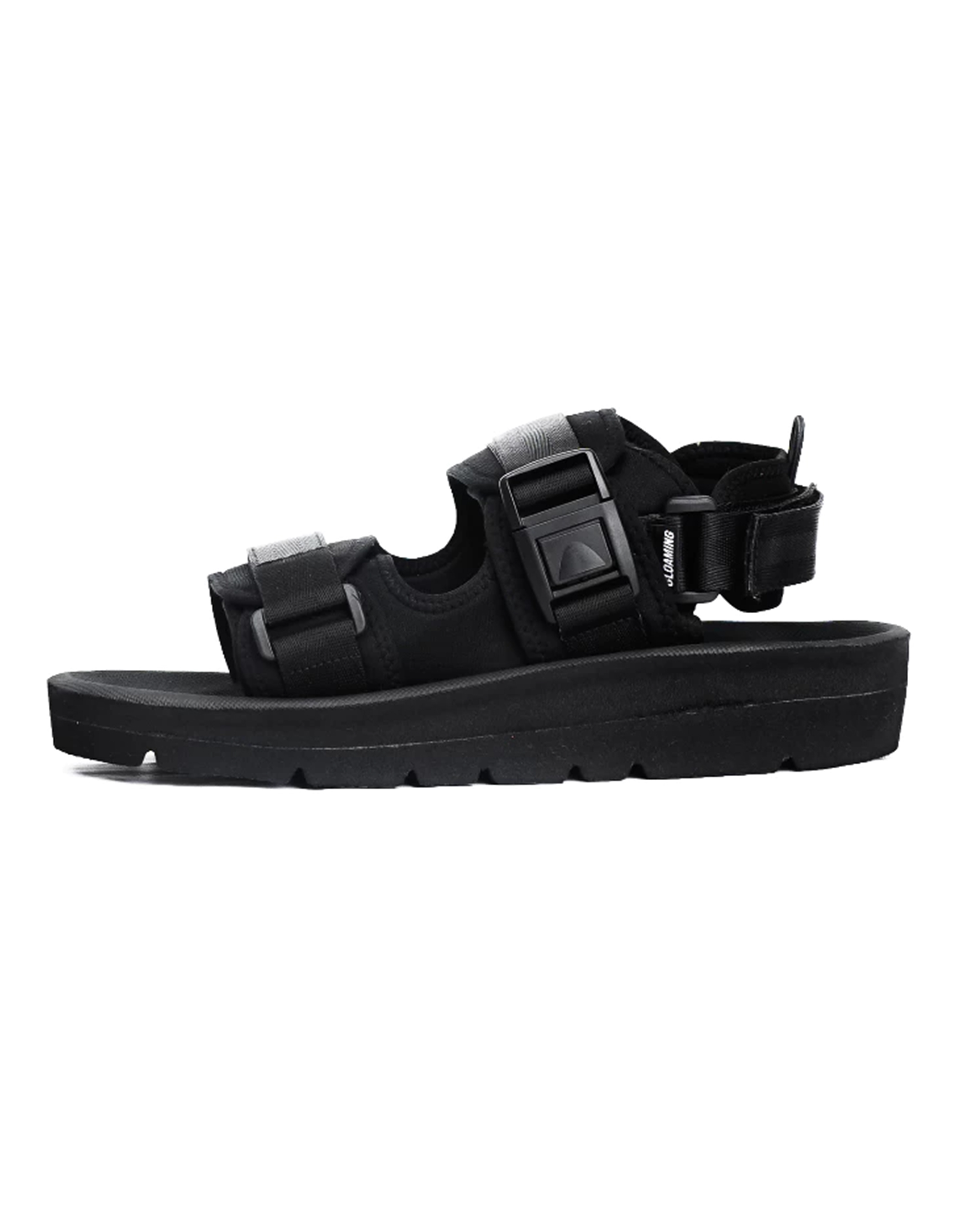 SANDAL TRAVELING GIVING STAT - BLACK