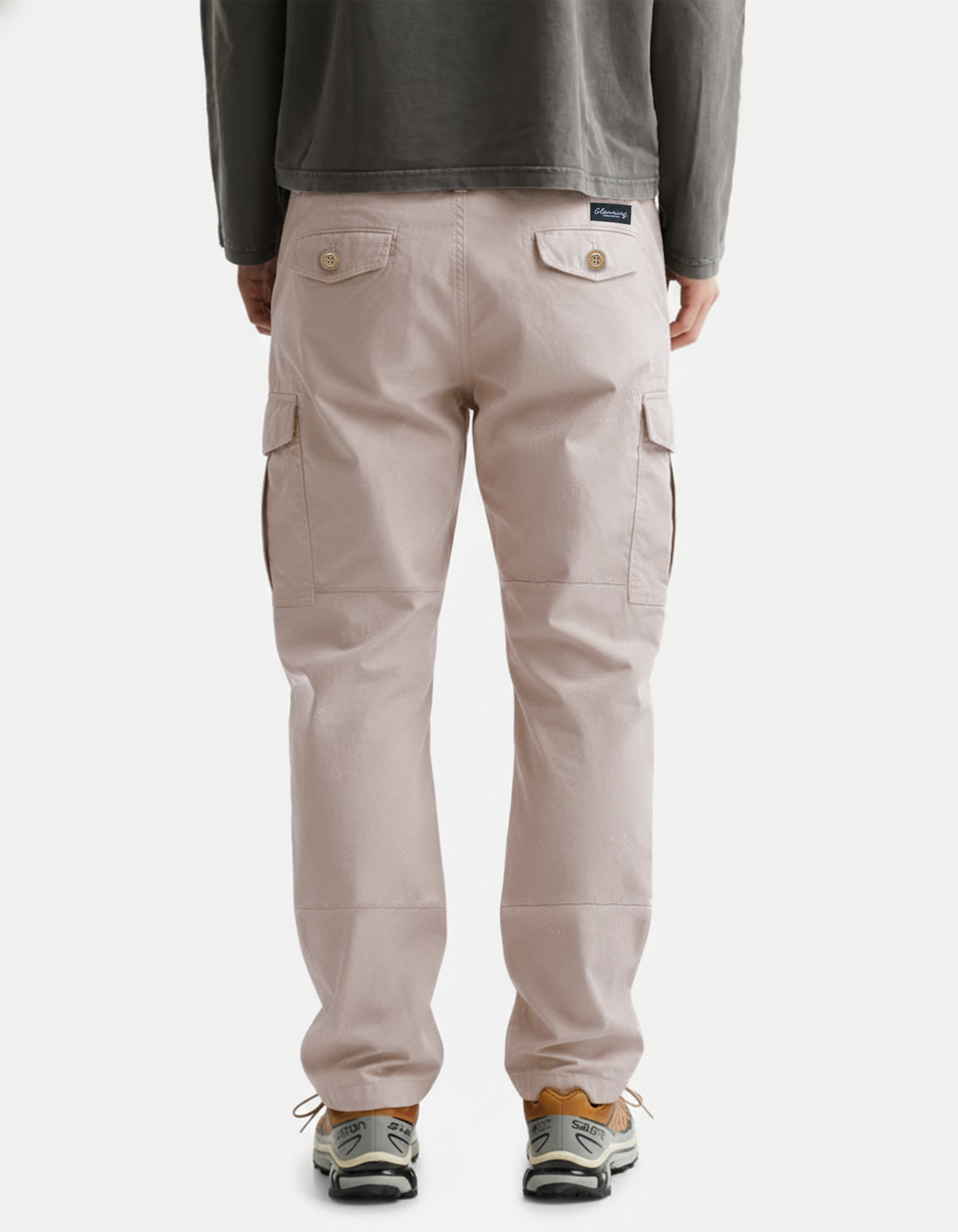 GLOAMING LONGPANTS CARGO COTTON DRILL CREAM