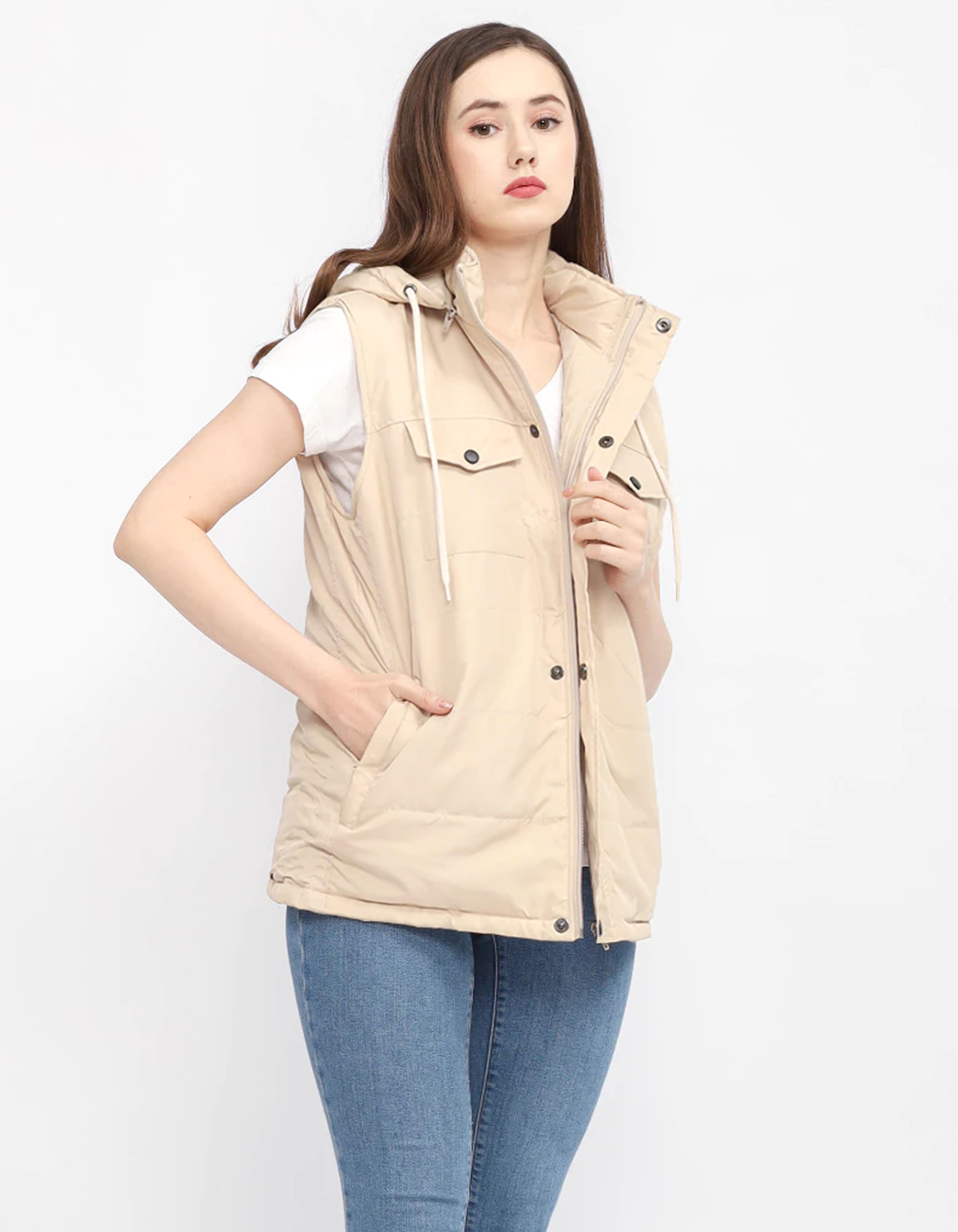 GLOAMING VEST GUNUNG CANDLESS CREAM