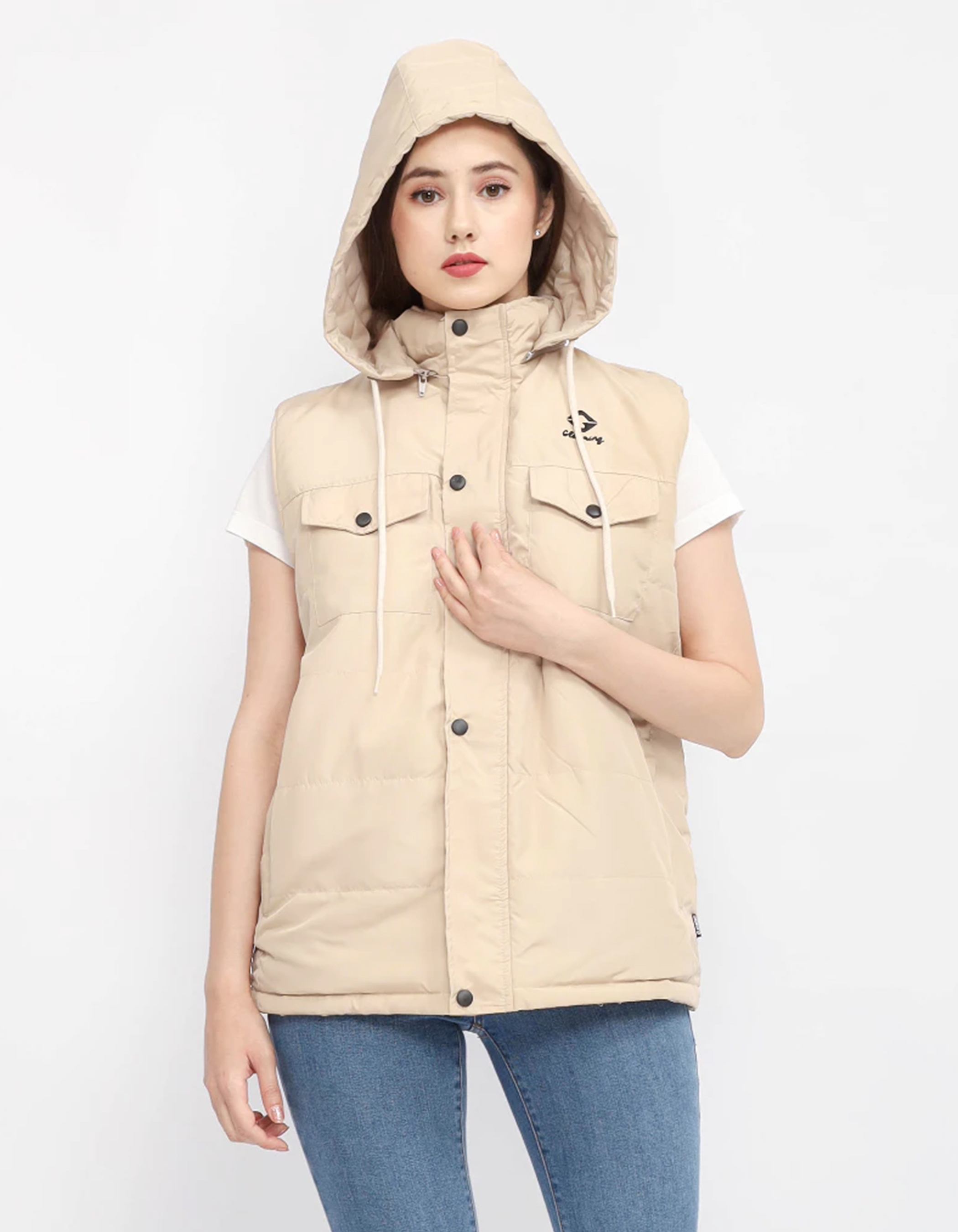 GLOAMING VEST GUNUNG CANDLESS CREAM