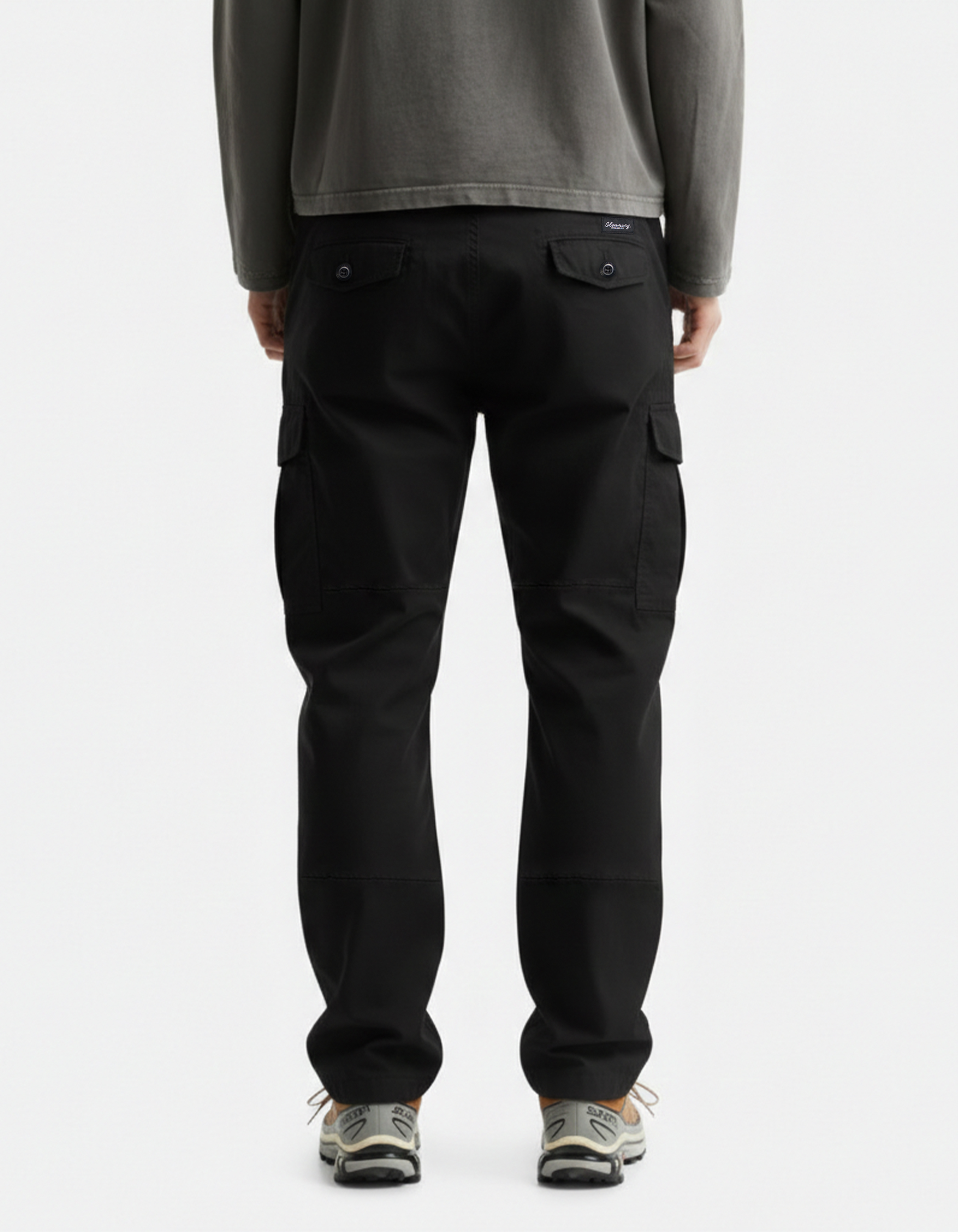 GLOAMING LONGPANTS CARGO COTTON DRILL BLACK