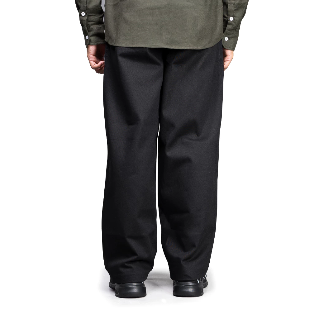 LONG PANTS RELAXED  WIDE - BLACK