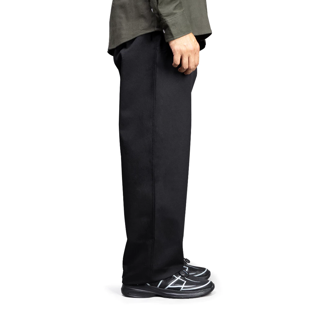 LONG PANTS RELAXED  WIDE - BLACK