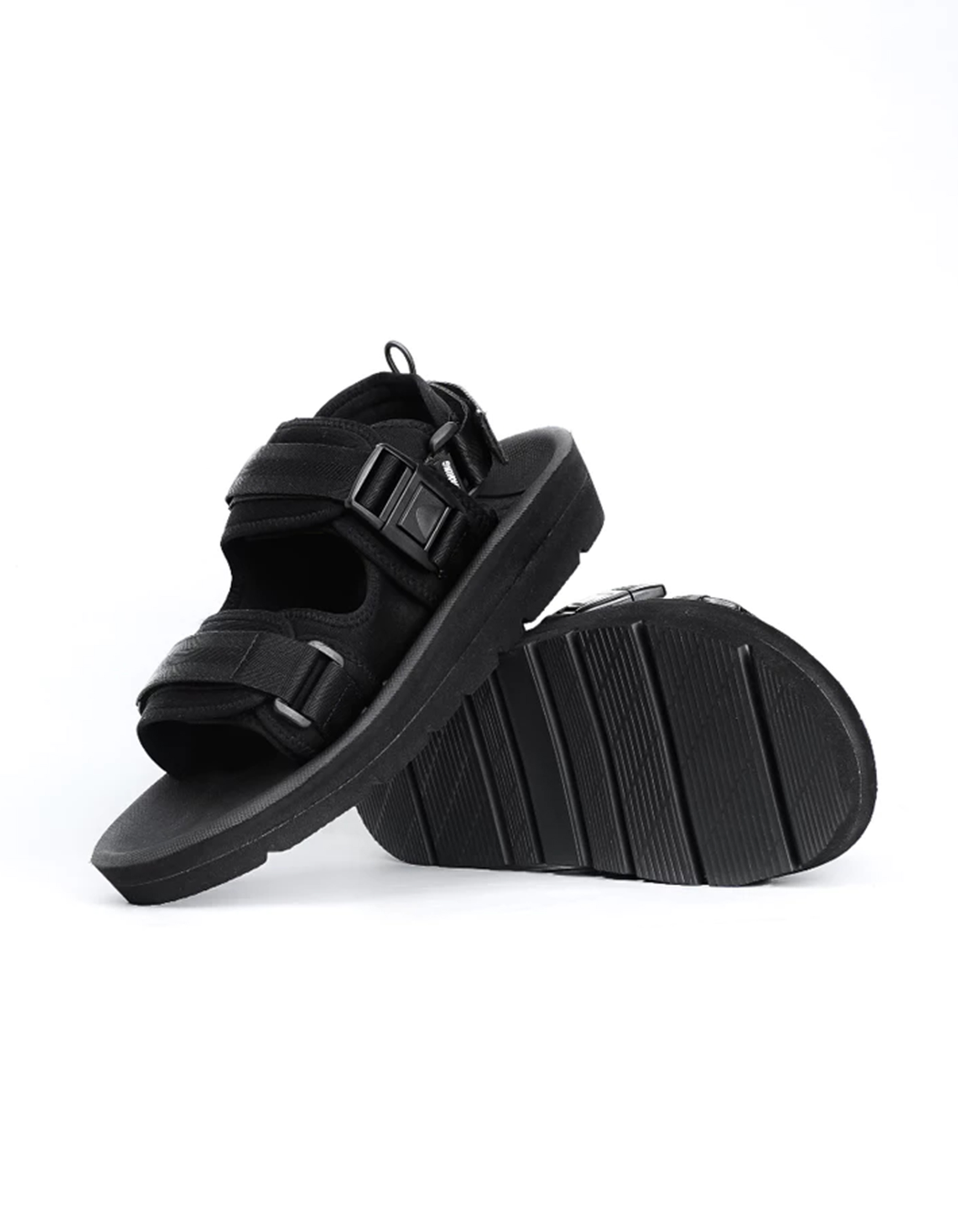 SANDAL TRAVELING GIVING STAT - BLACK
